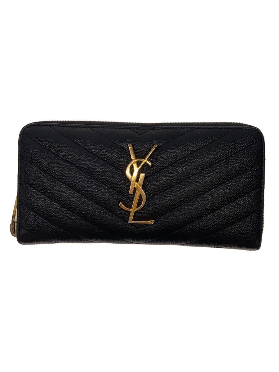 【中古】YVES SAINT LAURENT◆長財布/レ�