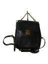 【中古】MICHAEL KORS◆リュック/レザー/BLK/35H8ATZB2L【バッグ】