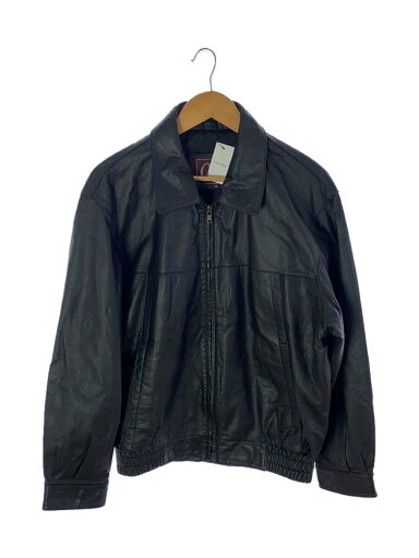 【中古】GIVET/レザージャケット・ブルゾン/M/牛革/BLK//【メンズウェア】 【中古】GIVET/レザージャケット・ブルゾン/M/牛革/BLK//【メンズウェア】