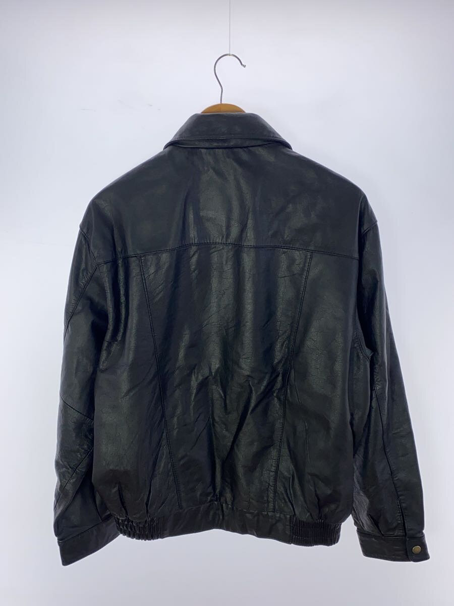 【中古】GIVET/レザージャケット・ブルゾン/M/牛革/BLK//【メンズウェア】