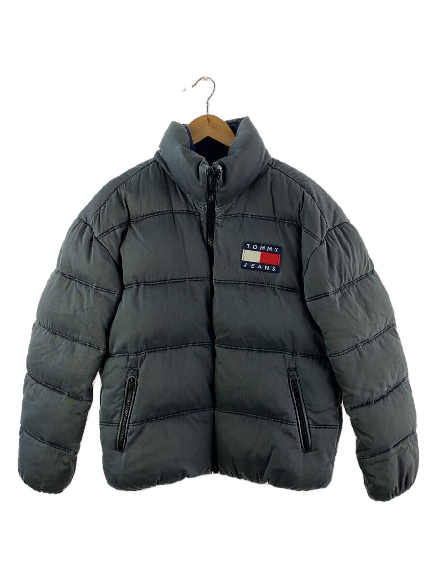 【中古】TOMMY JEANS◆ダウンジャケット/S/--/GRY【メンズウェア】