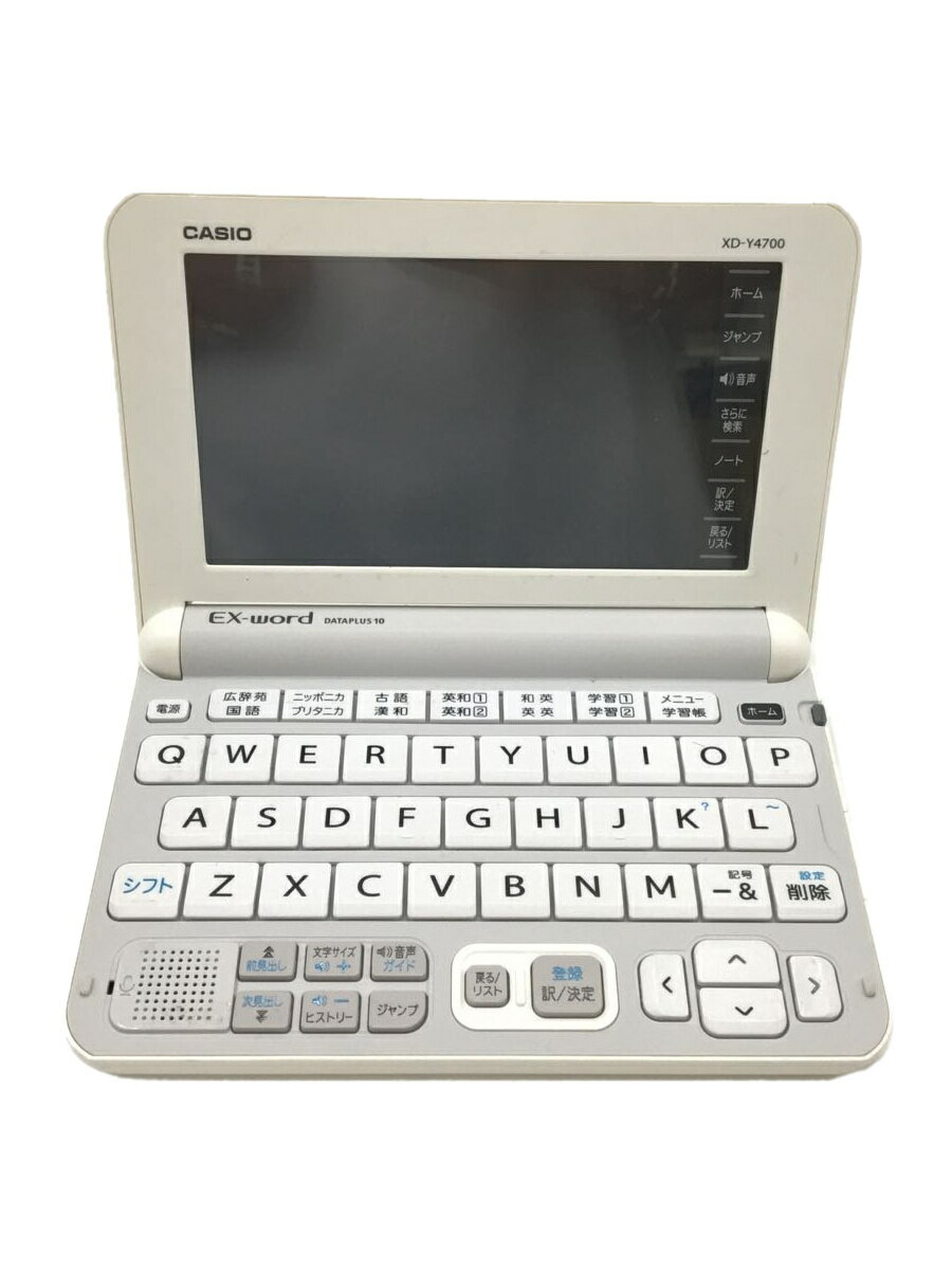 【中古】CASIO◆電子辞書 XD-Y4700【家電・ビジュアル・オーディオ】