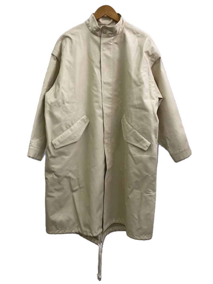 【中古】MAISON SPECIAL◆コート/FREE/フェイクレザー/BEG/無地【メンズウェア】