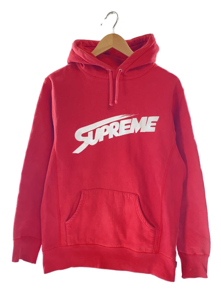 【中古】Supreme◆パーカー/M/コットン/RED【メンズウェア】