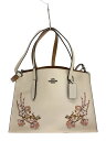 【中古】COACH◆トートバッグ_オールレザー/牛革/CRM【バッグ】(4)