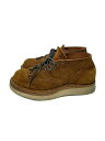 【中古】Locking Shoes◆FootMonkey/LACE TO TOE OXFORD/ブーツ/US7/ブラウン/スウェード//【シューズ】