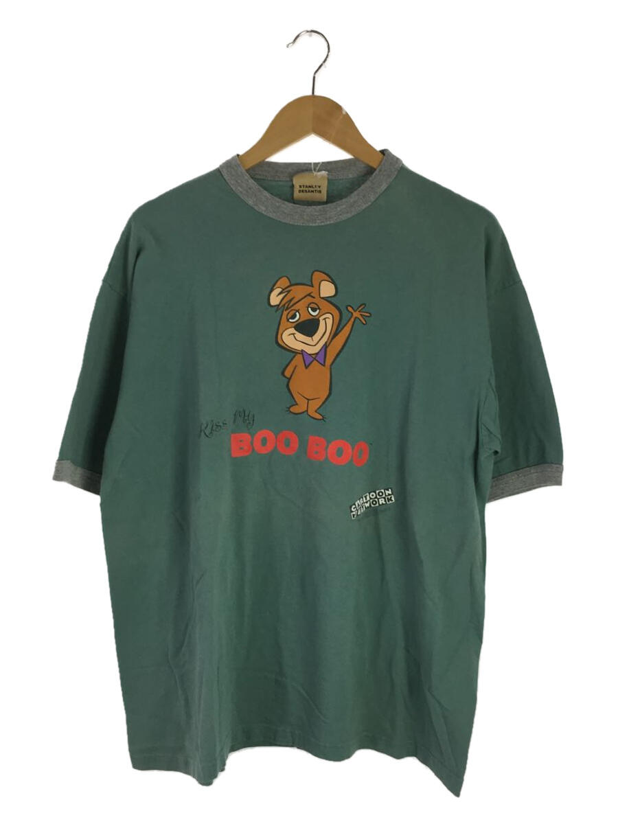 【中古】STANLEY DESANTIS/90s/リンガーTシャツ/XL/コットン/GRN//【メンズウェア】