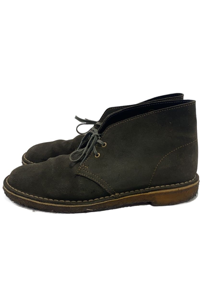 【中古】Clarks◆チャッカブーツ/25.5cm/スウェード/21621【シューズ】
