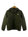 【中古】THE NORTH FACE◆WONDERLUST HOODIE_ワンダーラストフーディ/M/ポリエステル/KHK/無地【メンズウェア】
