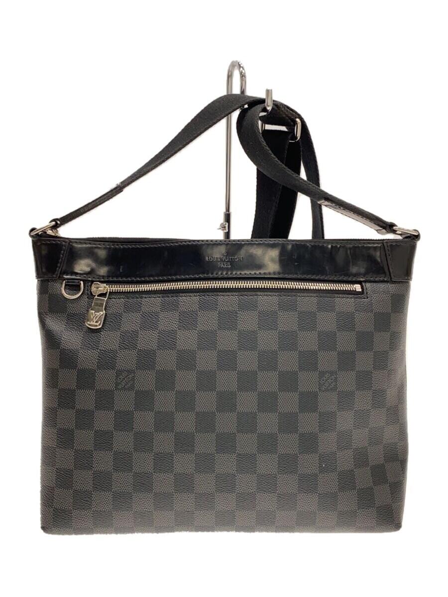 【中古】LOUIS VUITTON◆2)ミックPMNM_ダミエ・グラフィット_BLK/PVC/BLK【バッグ】