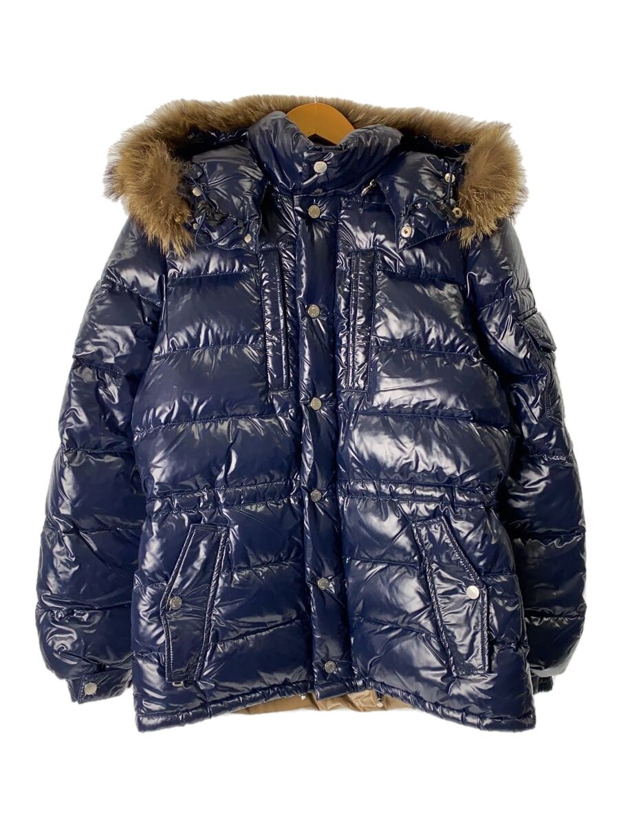 【中古】MONCLER◆ダウンジャケット/1/ポリエステル/NVY/44502/91/68950/ROD【メンズウェア】