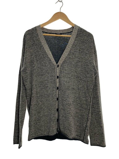 【中古】DIESEL◆カーディガン(薄手)/L/コットン/GRY【メンズウェア】 【中古】DIESEL◆カーディガン(薄手)/L/コットン/GRY【メンズウェア】