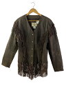 【中古】レザージャケット・ブルゾン/XXL/レザー/BRW/LL69461A【レディースウェア】|詳細画像