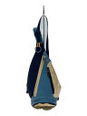 【中古】MIU MIU◆エナメル部分色移り有/SS2000/ボディバッグ/ショルダーバッグ/--/BLU//【バッグ】