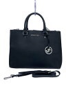 【中古】MICHAEL KORS◆2WAY/ショルダー/ハンドバッグ/レザー/BLK/ブラック/無地【バッグ】(4)