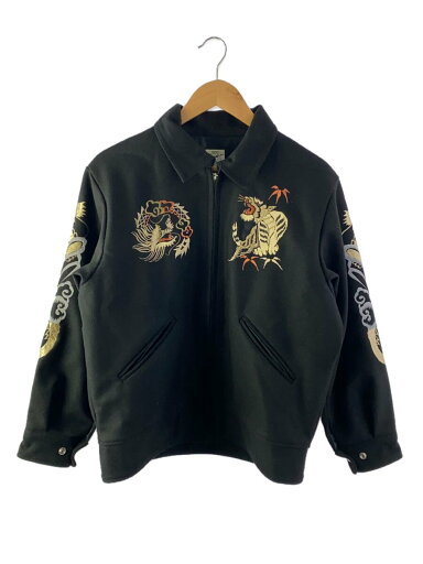 【中古】gold◆スカジャン/S/ウール/BLK/gl15552【メンズウェア】 【中古】gold◆スカジャン/S/ウール/BLK/gl15552【メンズウェア】