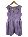 【中古】MIU MIU◆ノースリーブワンピース/44/ウール/PUP/無地【レディースウェア】