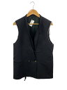 【中古】MARINA YEE◆ジレベスト/M/ウール/BLK/Origami Blazer/ダブルジャケット【メンズウェア】