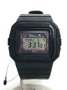 【中古】CASIO◆クォーツ腕時計・G-SHOCK/デジタル/ラバー/ブラック/GLX-5500-1 ...