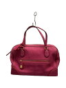 【中古】COACH◆ボストンバッグ_オールレザー/レザー/PNK【バッグ】(4)