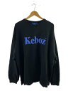 【中古】Keboz◆スウェット/XL/コットン/BLK/プリント/KBZFW21LS007【メンズウェア】(4)