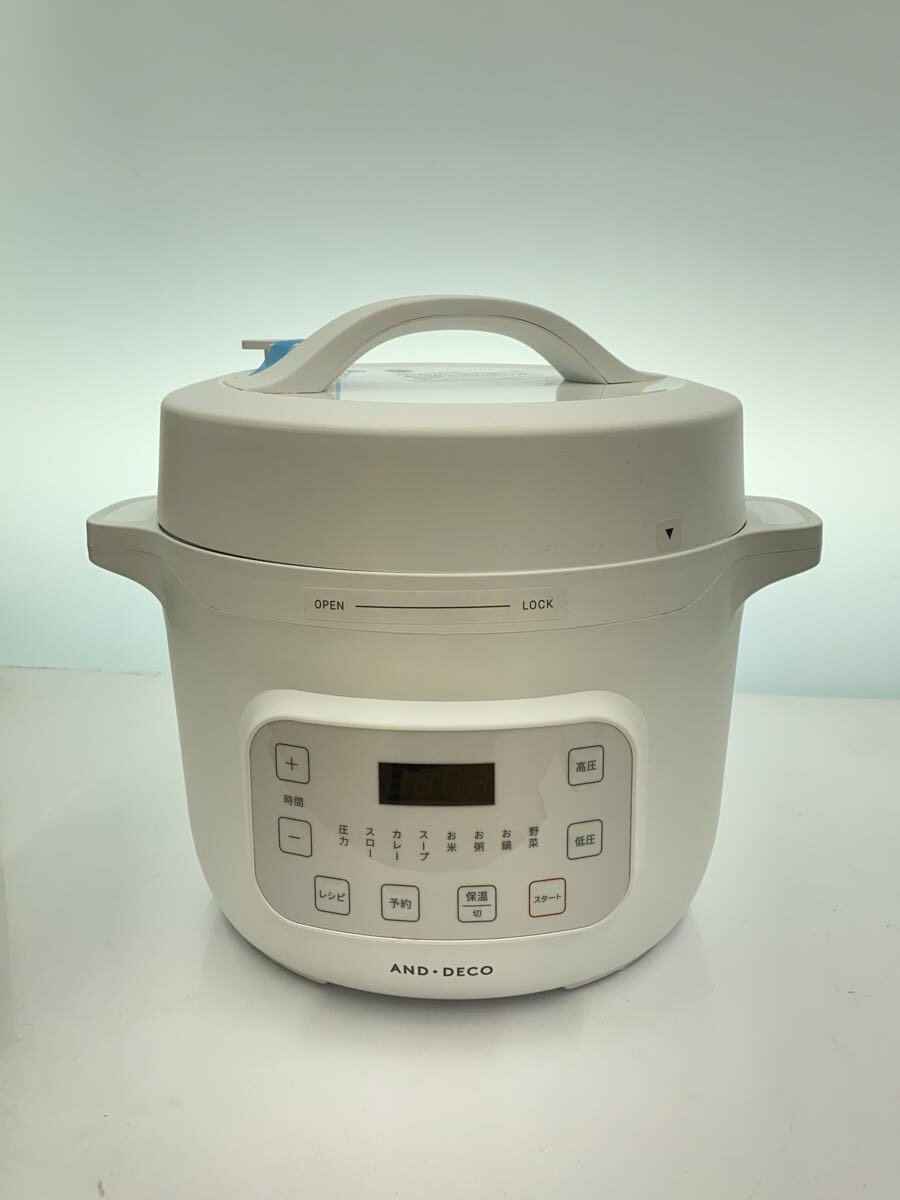 【中古】MODERN DECO◆電気圧力鍋 AND・DECO ylp01//【家電・ビジュアル・オーディオ】