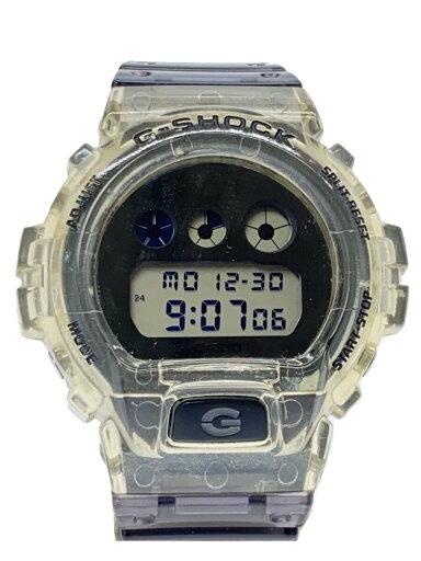 【中古】CASIO◆クォーツ腕時計・G-SHOCK/デジタル/ラバー/CLR/CLR/SS【服飾雑貨他】 【中古】CASIO◆クォーツ腕時計・G-SHOCK/デジタル/ラバー/CLR/CLR/SS【服飾雑貨他】