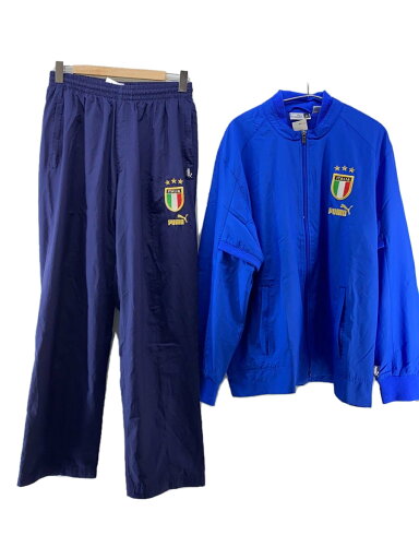 【中古】PUMA◆セットアップ/XL/ナイロン/BLU【メンズウェア】 【中古】PUMA◆セットアップ/XL/ナイロン/BLU【メンズウェア】