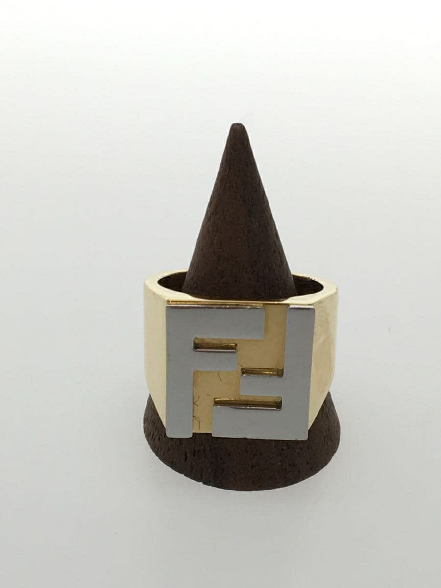 【中古】FENDI◆リング/--/21号/GLD/メ