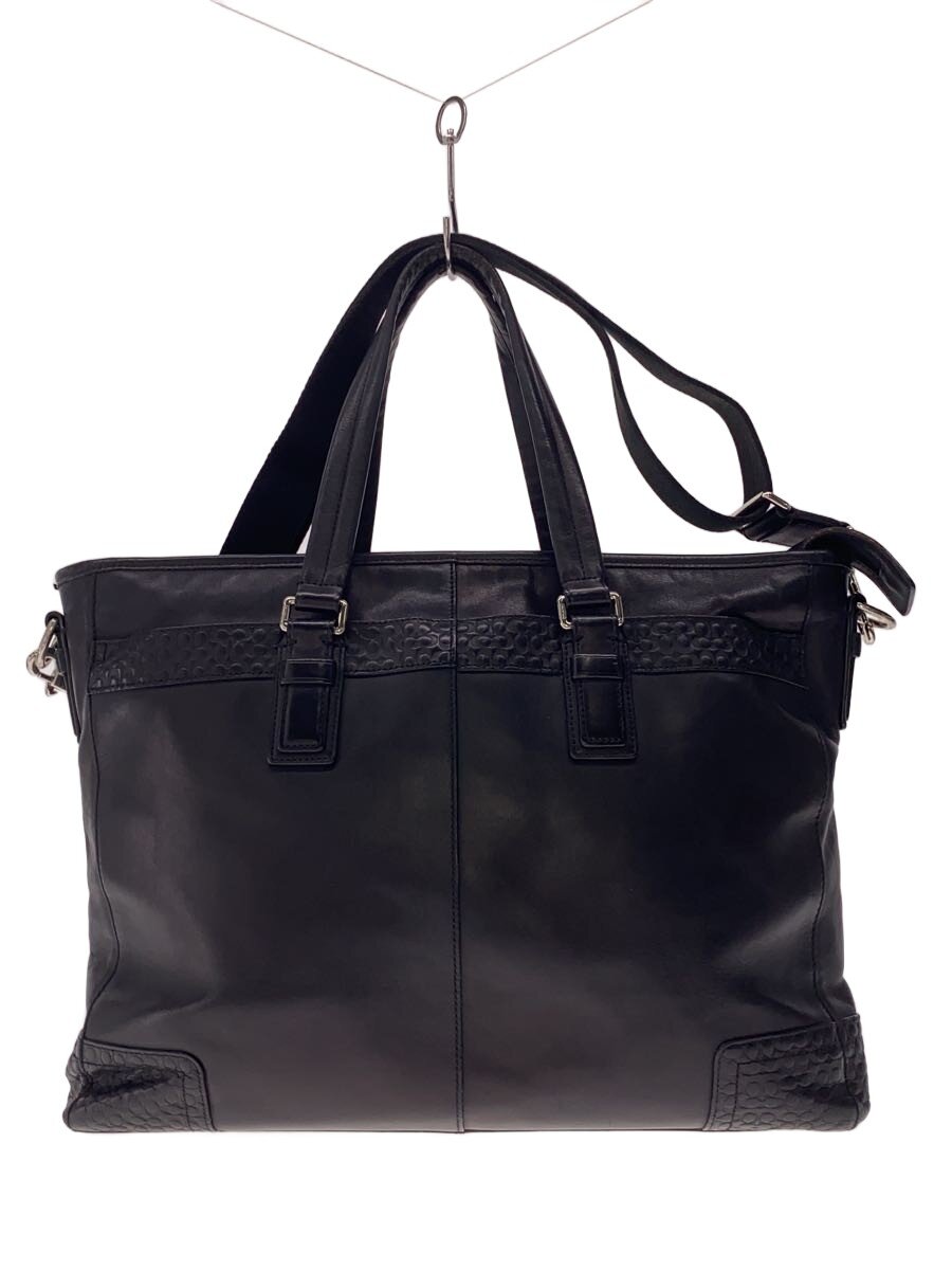 Rakuten - 【中古】COACH◆トートバッグ/レザー/BLK/F70455/2way【バッグ】