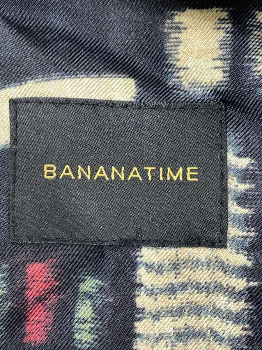 【中古】BANANATIME◆SILK SCARF シルクスカーフ/BLK【服飾雑貨他】 2