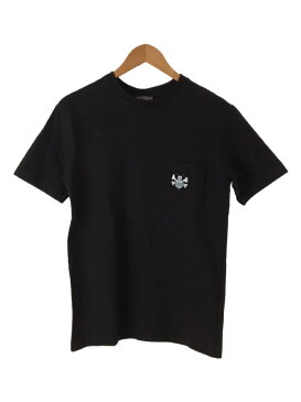 【中古】Dior HOMME◆Tシャツ/XS/コットン/BLK/SHAWN STUSSY/BEE刺繍/033J644A0554【メンズウェア】