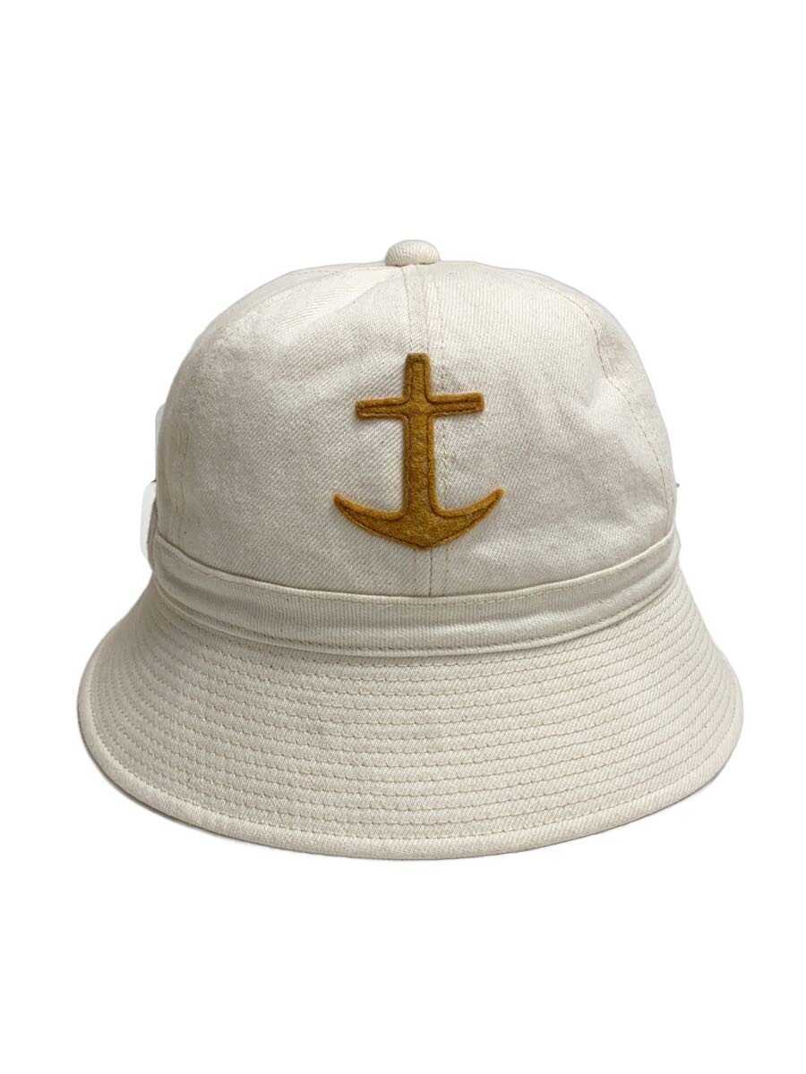 OLD CROW◆RUNABOUT HAT8ハット/L/コットン/CRM/メンズ