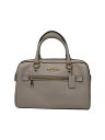 【中古】COACH◆ローワン・サッチェル_ホワイト/レザー/WHT【バッグ】