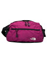 【中古】THE NORTH FACE◆ウエストバッグ/ポリエステル/PNK/無地【バッグ】