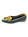 【中古】LOUIS VUITTON◆フラットパンプス/36/IDG/キャンバス/AR0016//【シューズ】