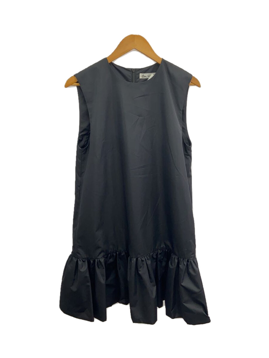 【中古】Cen.◆ノースリーブワンピース/38/ポリエステル/BLK/cen23ss02p16【レディースウェア】