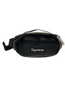 【中古】Supreme◆23AW Leather waist bag/ウエストバッグ/レザー/BLK/無地【バッグ】