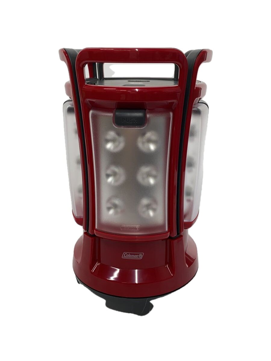 【中古】Coleman◆ランタン Quad LED Lantern 170-9374/レッド/赤/電池式/充電式/ハンドライト【スポー..