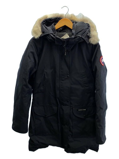 【中古】CANADA GOOSE◆ロングダウンジャケット/L/ポリエステル/NVY/無地/6550L//【レディースウェア】 【中古】CANADA GOOSE◆ロングダウンジャケット/L/ポリエステル/NVY/無地/6550L//【レディースウェア】