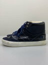 【中古】maccheronian◆ハイカットスニーカー/44/ネイビー【シューズ】