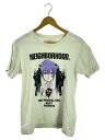 【中古】NEIGHBORHOOD◆Tシャツ/XS/コットン/WHT/無地/×JUN INAGAWA【メンズウェア】