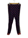 【中古】GUCCI◆GGジャガード トラックパンツ/L/コットン/NVY/総柄/496920【メンズウェア】