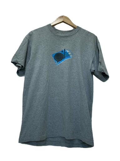 【中古】STUSSY◆00s/OLD STUSSY/PORTABLEプリントTシャツ/L/コットン/GRY/プリント【メンズウェア】 【中古】STUSSY◆00s/OLD STUSSY/PORTABLEプリントTシャツ/L/コットン/GRY/プリント【メンズウェア】