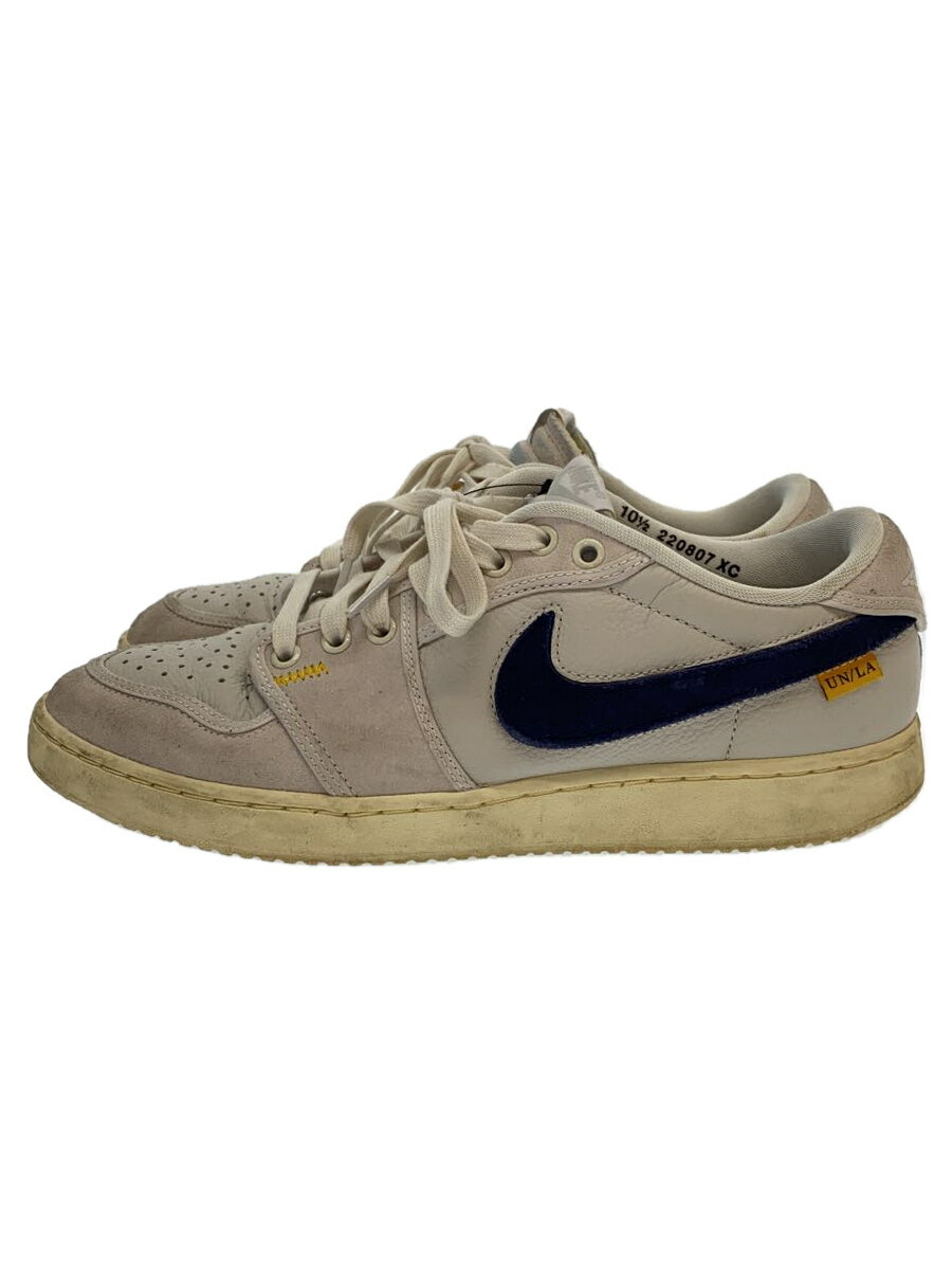 【中古】NIKE◆AIR JORDAN 1 KO LOW SP_エア ジョーダン 1 ノックアウト ロー SP/28.5cm/WHT【シューズ】