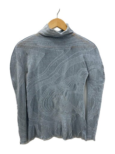 【中古】ISSEY MIYAKE◆長袖カットソー/2/ナイロン/GRY/総柄/IM23KK715【レディースウェア】 【中古】ISSEY MIYAKE◆長袖カットソー/2/ナイロン/GRY/総柄/IM23KK715【レディースウェア】