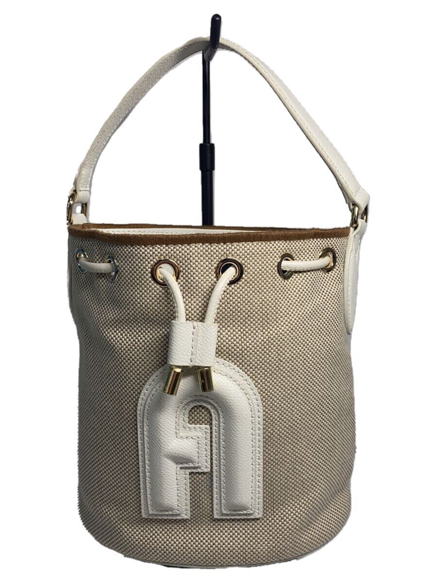 Furla - 【中古】FURLA◆フルラ/CLIO MINI 2Way/ショルダーバッグ/ポリエステル/BEG/総柄【バッグ】