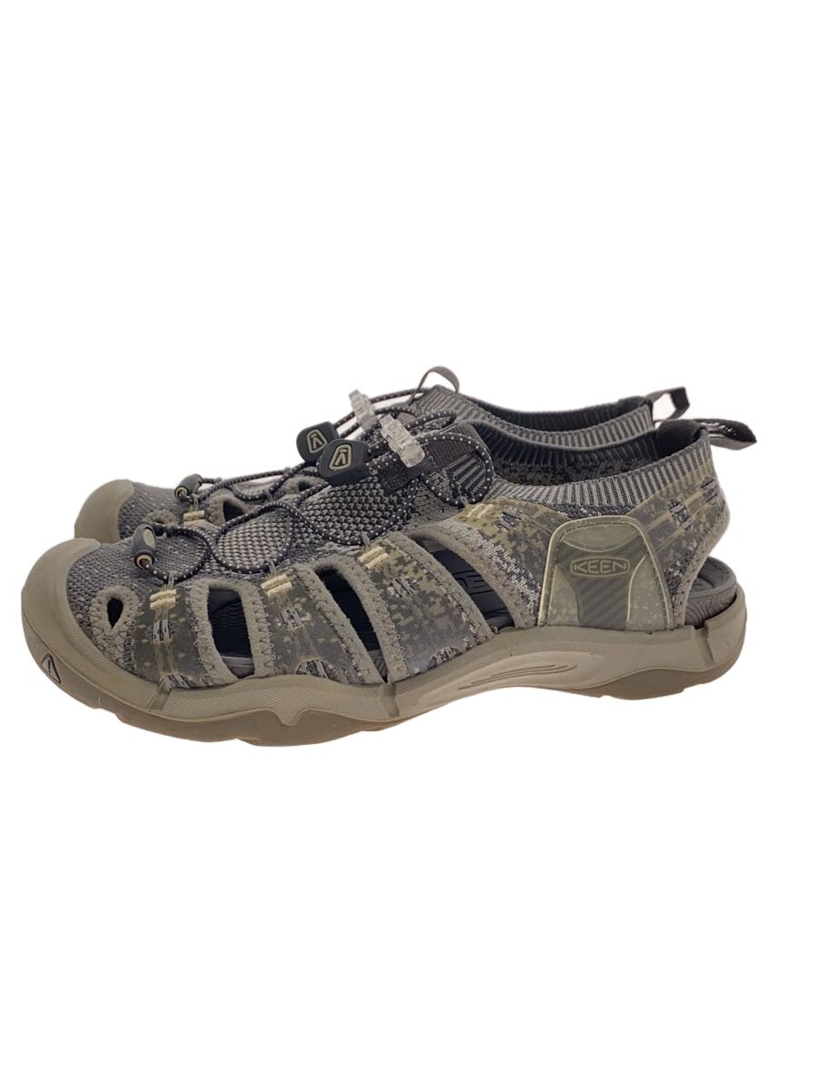 【中古】KEEN◆サンダル/26cm/GRY【シューズ】
