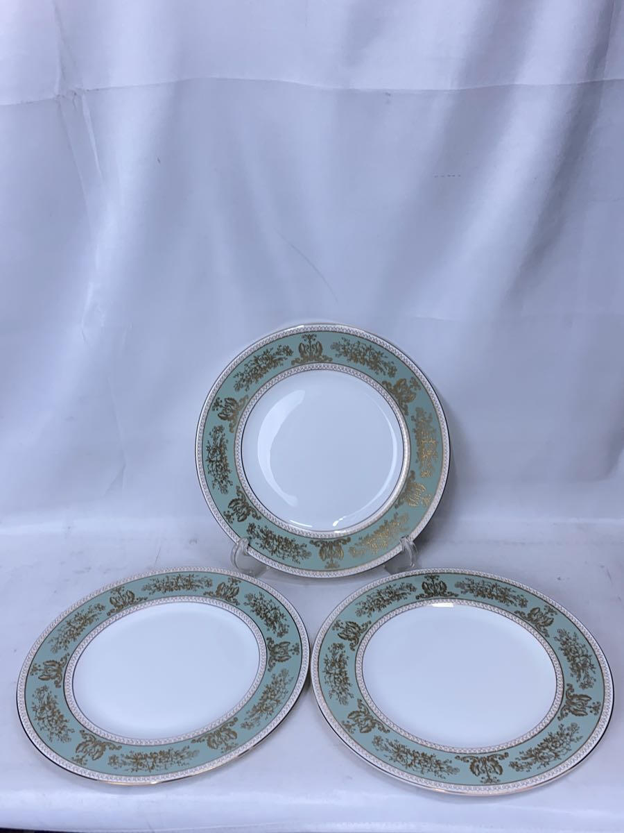 【中古】WEDGWOOD◆プレート/グリーン