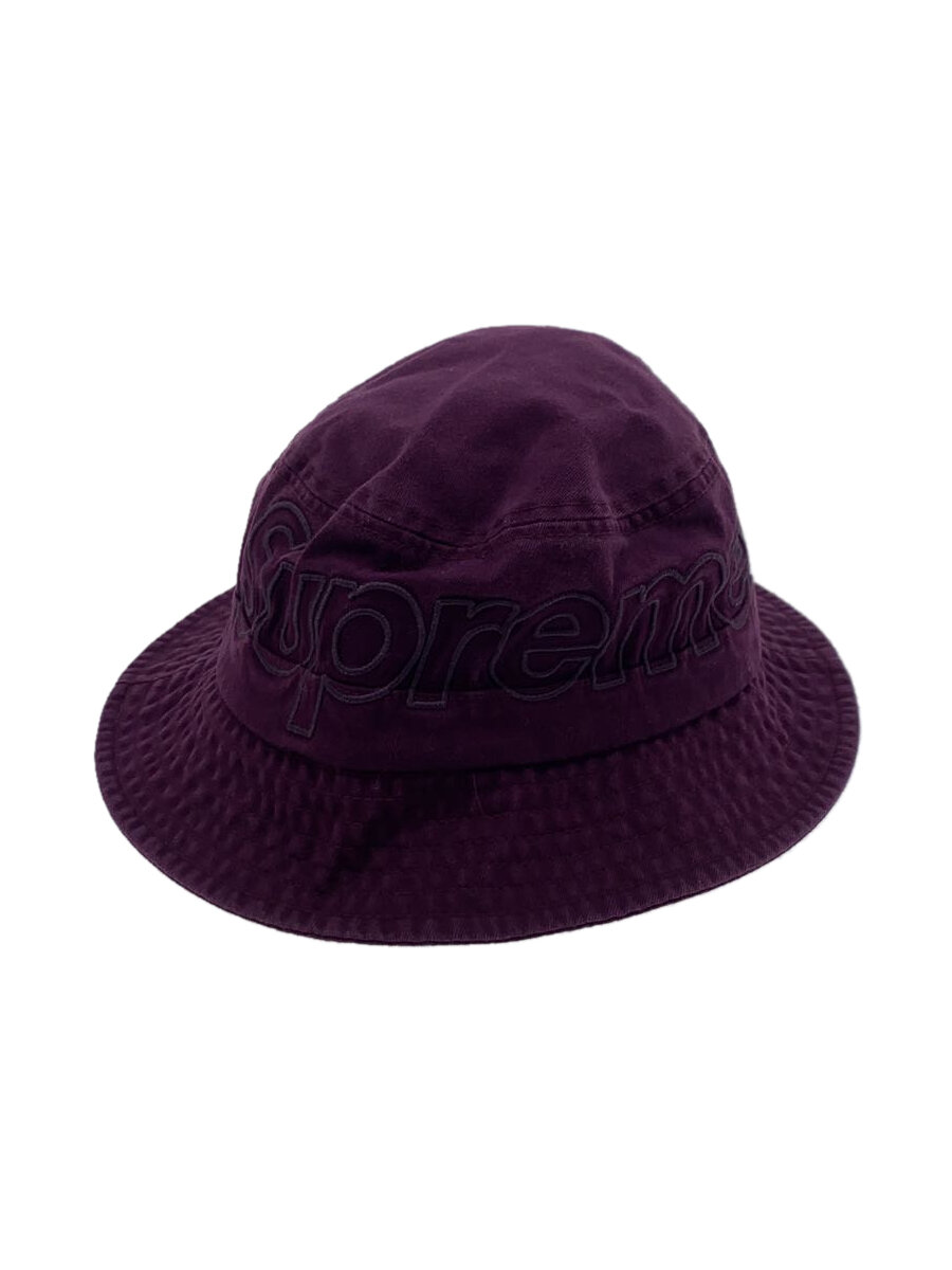 【中古】Supreme◆23s/OUTLINE CRUSHER/バケットハット/--/コットン/PUP/メンズ【服飾雑貨他】